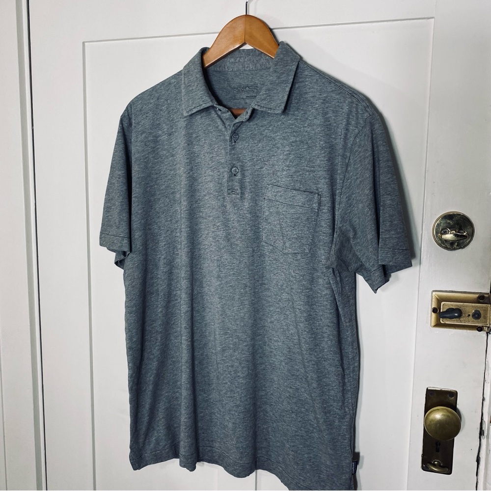 Patagonia Men's Daily Polo Gray Shirt L